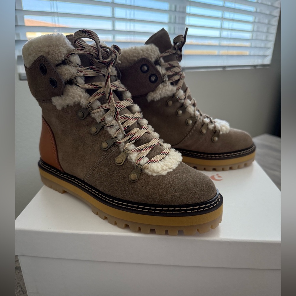 See by Chloe boots size 7 (run small 6.5 US)